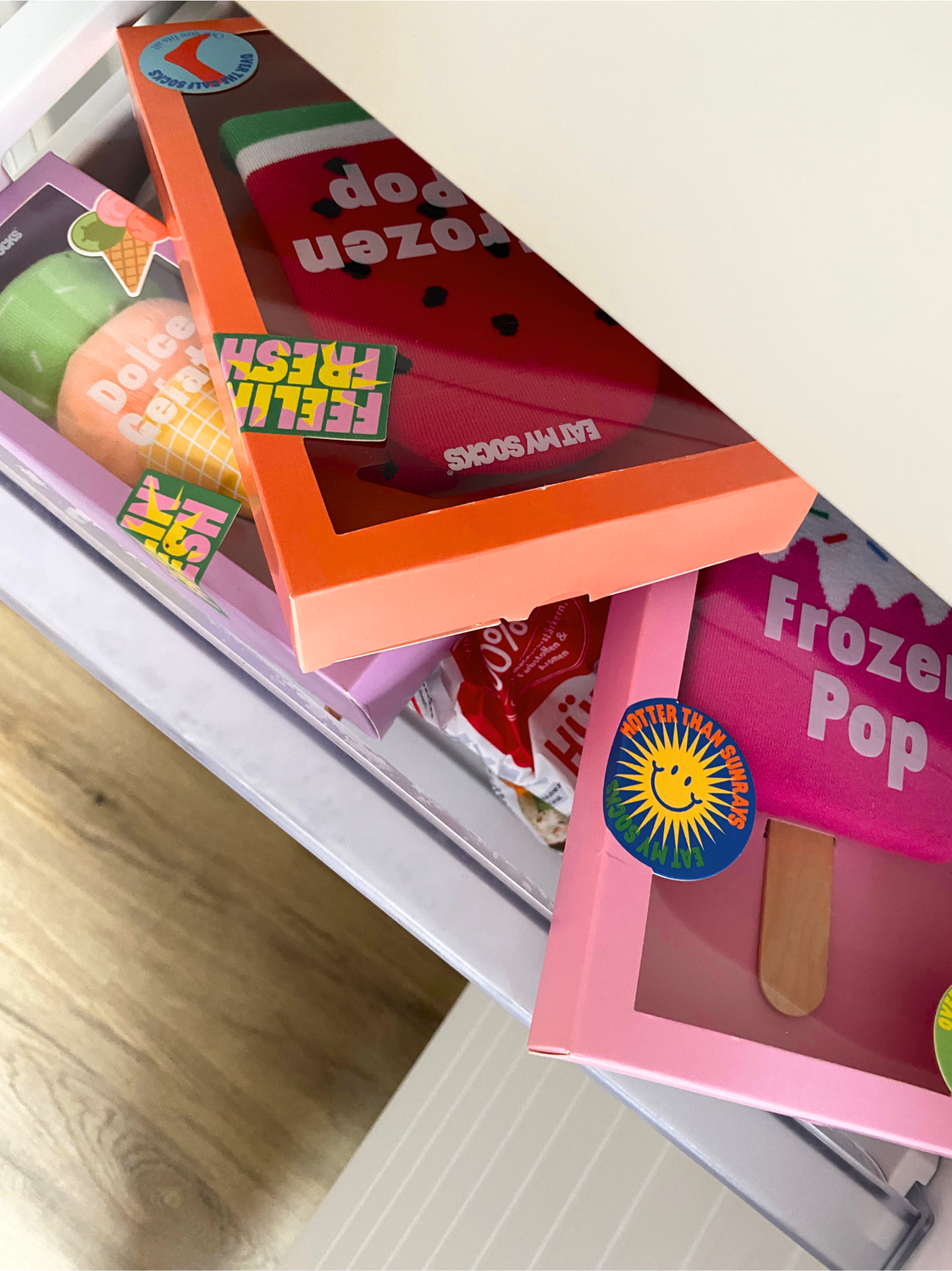 EAT MY SOCKS Geschenksocken „Dolce Gelato“