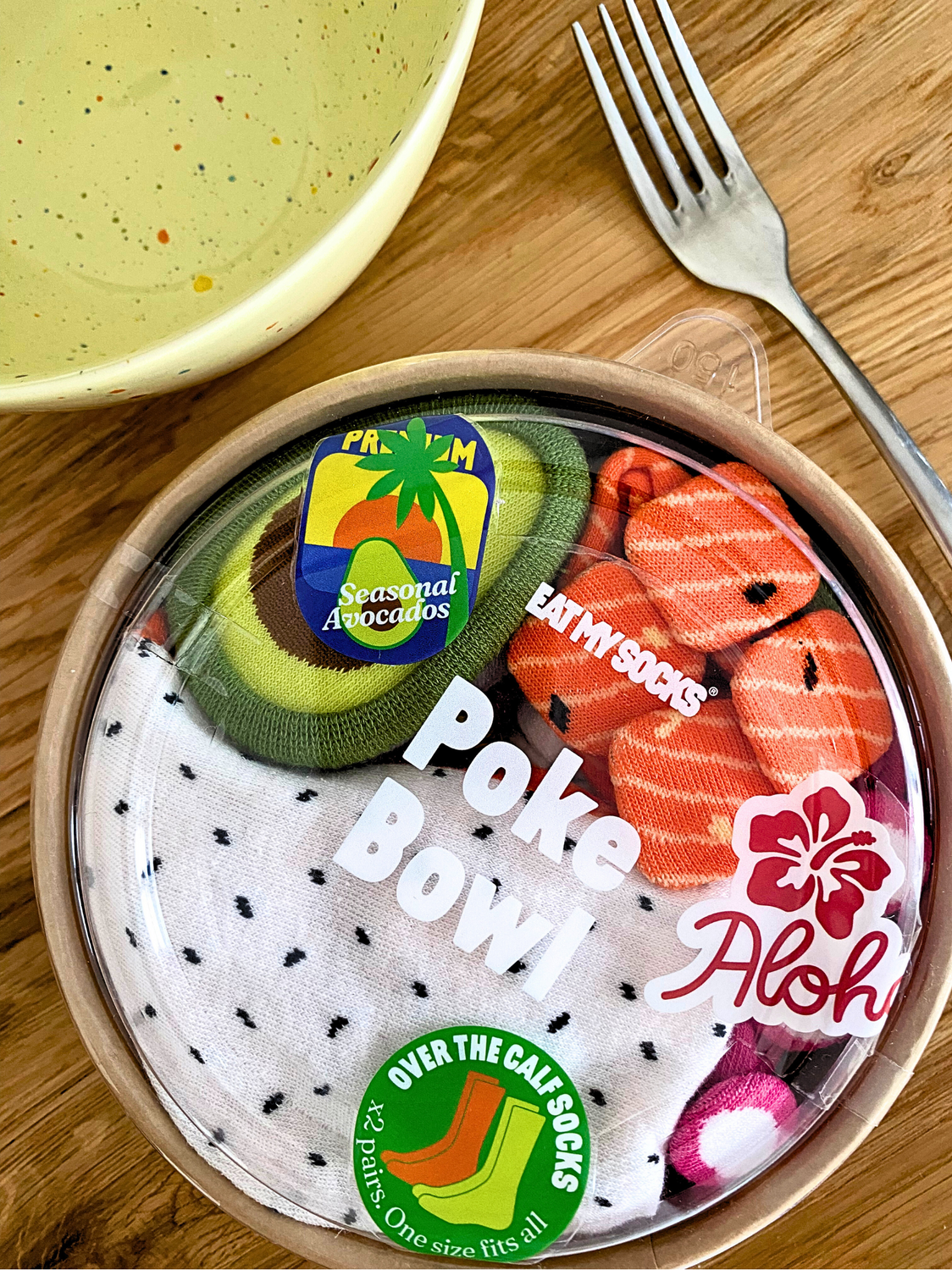 EAT MY SOCKS Geschenksocken „Poke Bowl“