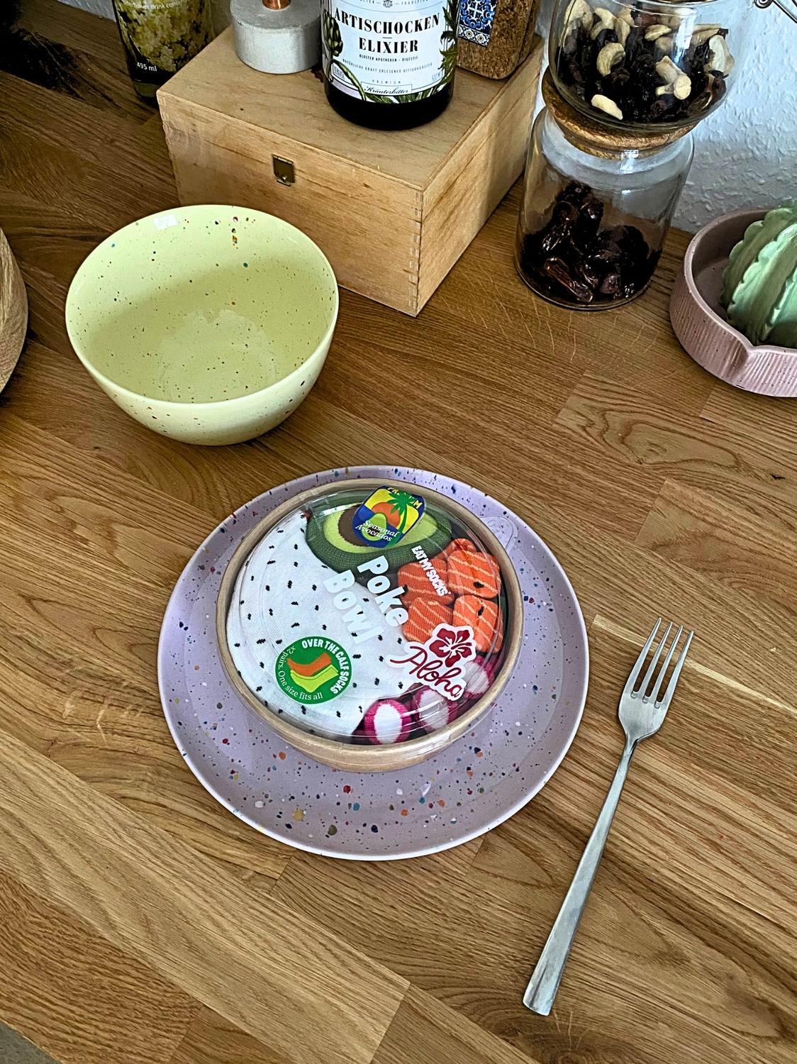 EAT MY SOCKS Geschenksocken „Poke Bowl“