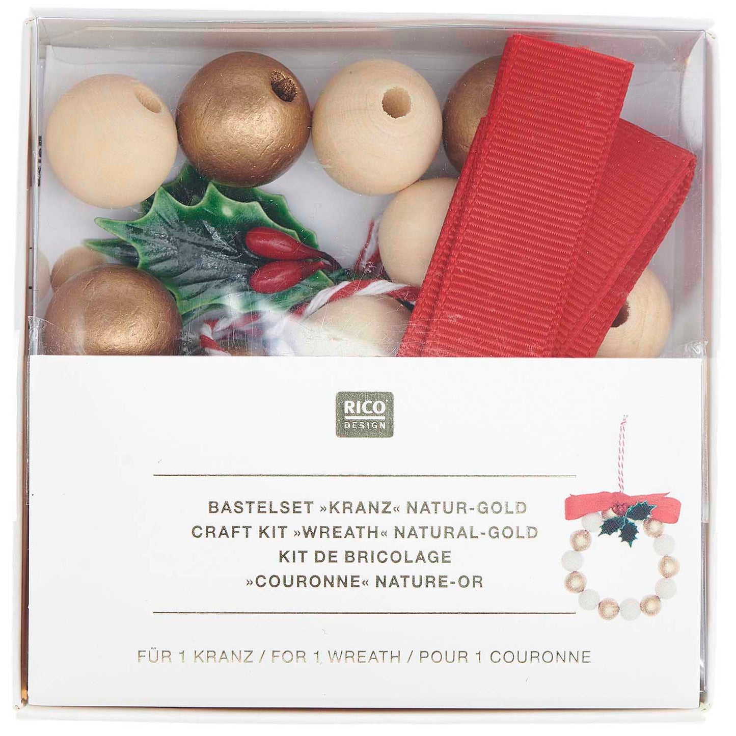 Rico Design Holzperlen Bastelset