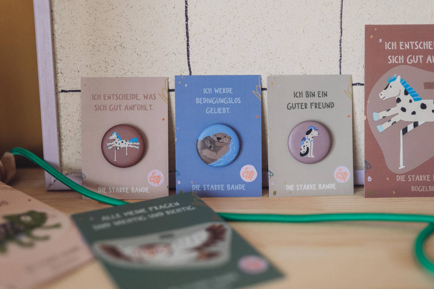 LieselsWicht Button - Löwe - Ich Bin Mutig