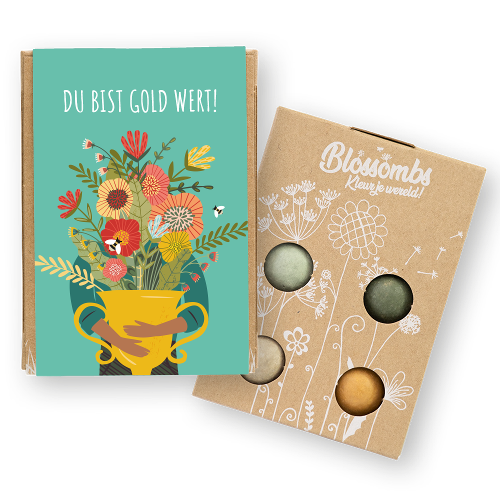 Blossombs Blumenmurmeln Geschenkbox mini