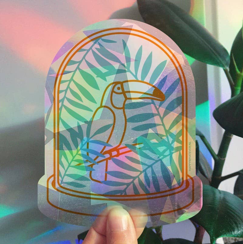 Happy Whatever - Rainbowmaker - Fenstersticker/Karte - Tukan