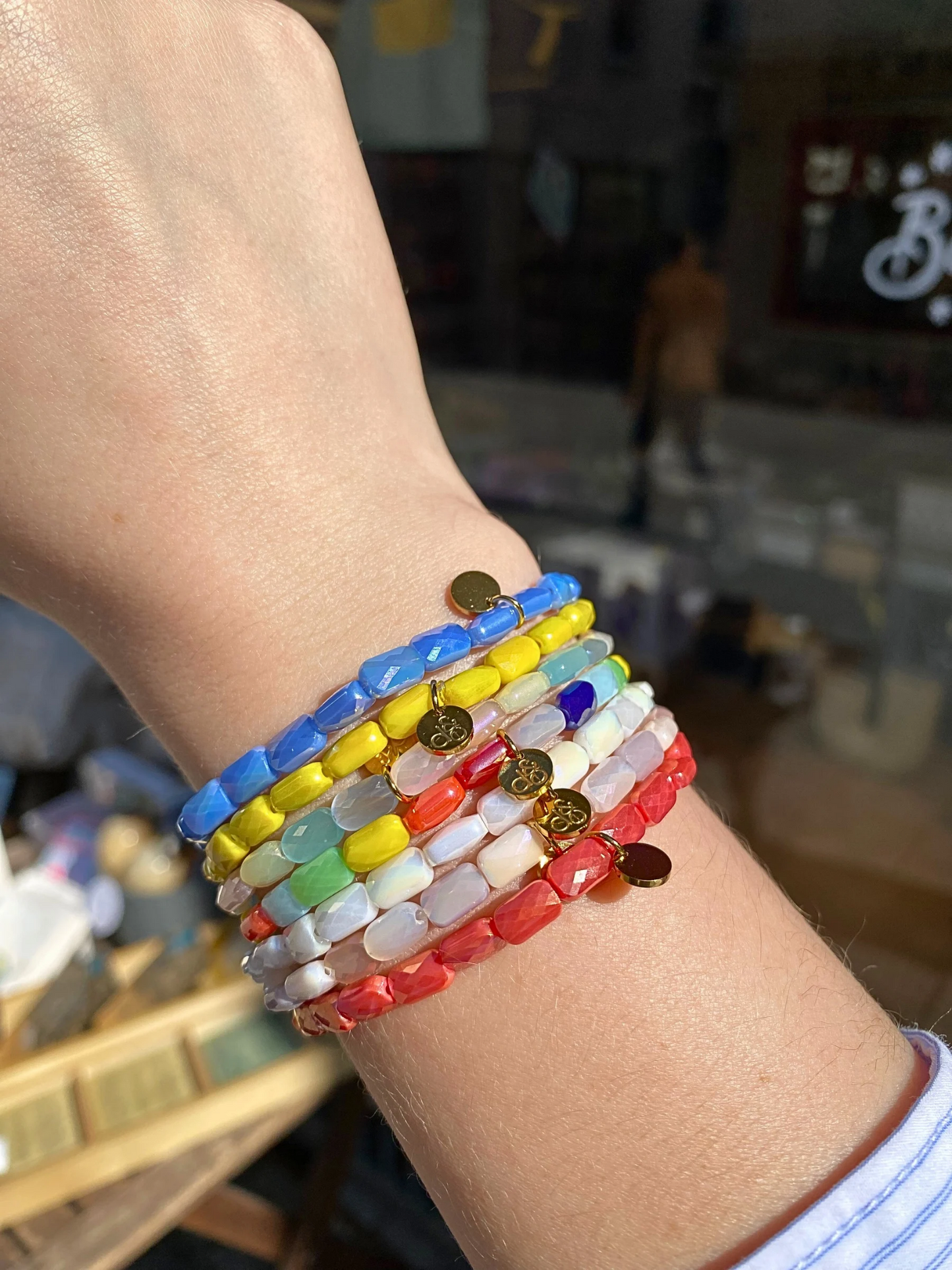 Day&Eve Armband flache Perlen