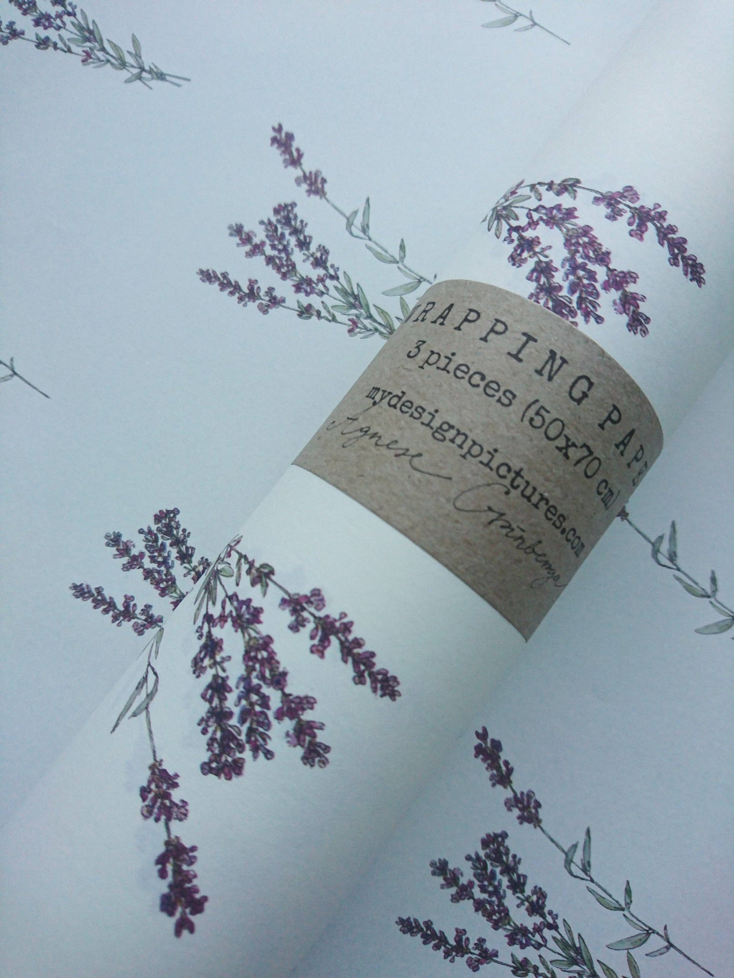 My Designpicture Lavendel-Geschenkpapier