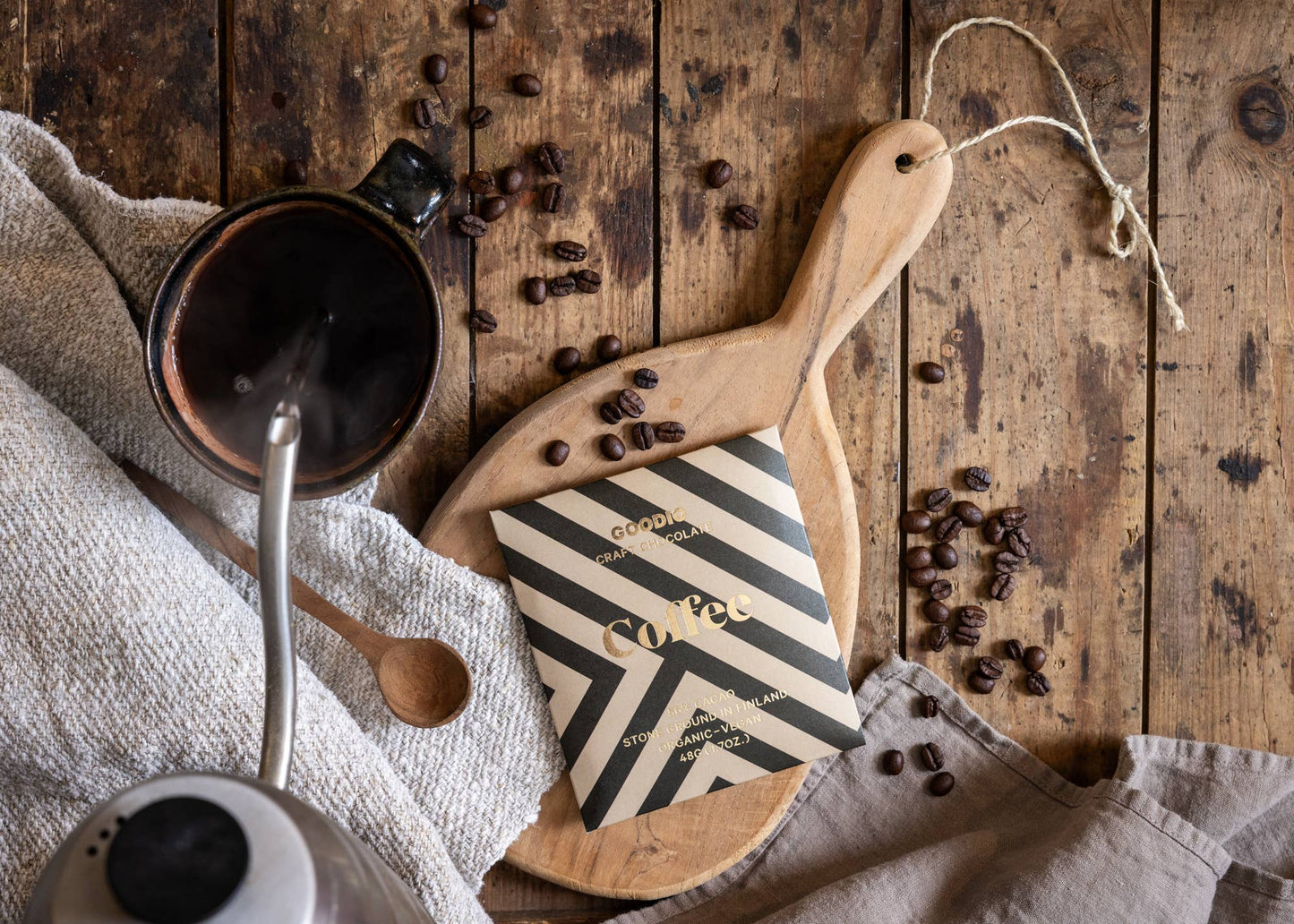Goodio vegane Kaffeeschokolade Bio 56%