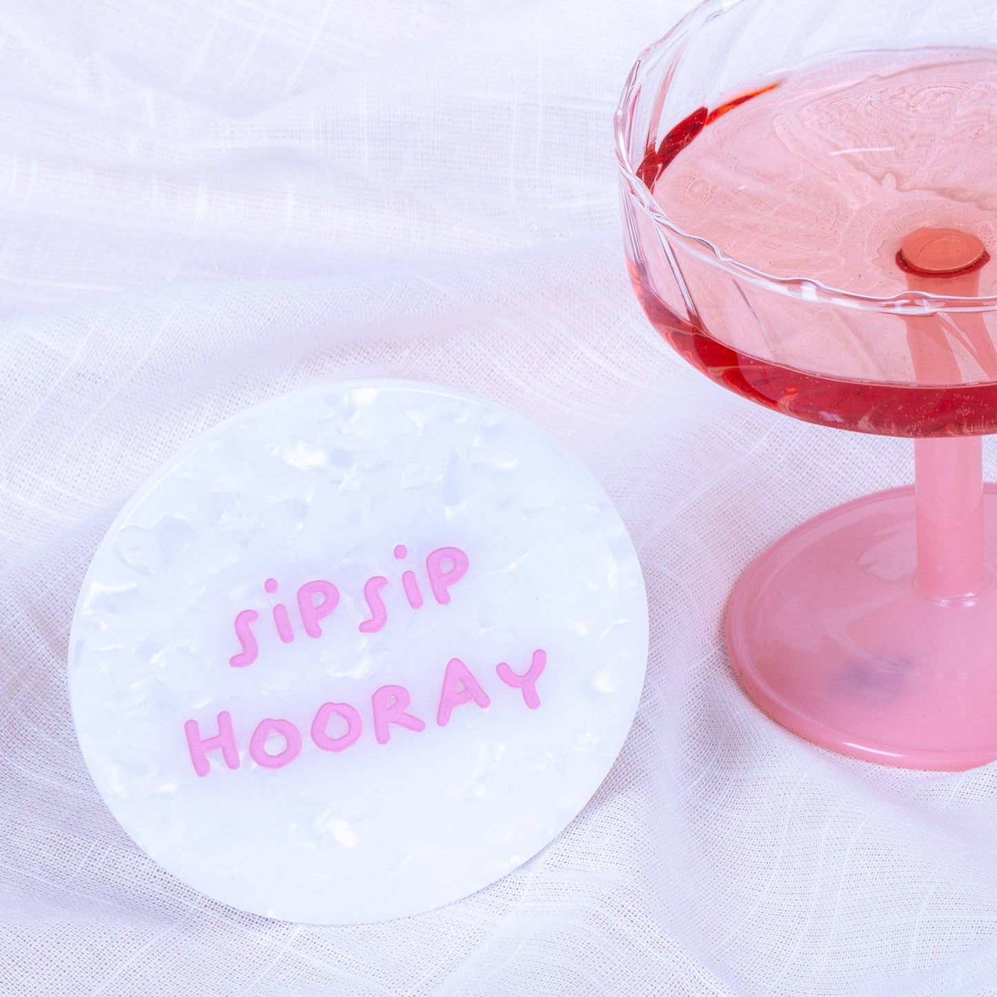 Frau Hansen Untersetzer Sip Sip Hooray