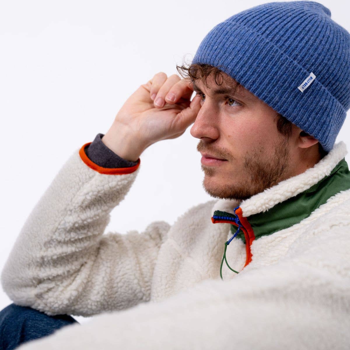 BillyBelt Beanie aus Lammwolle - Jeansblau