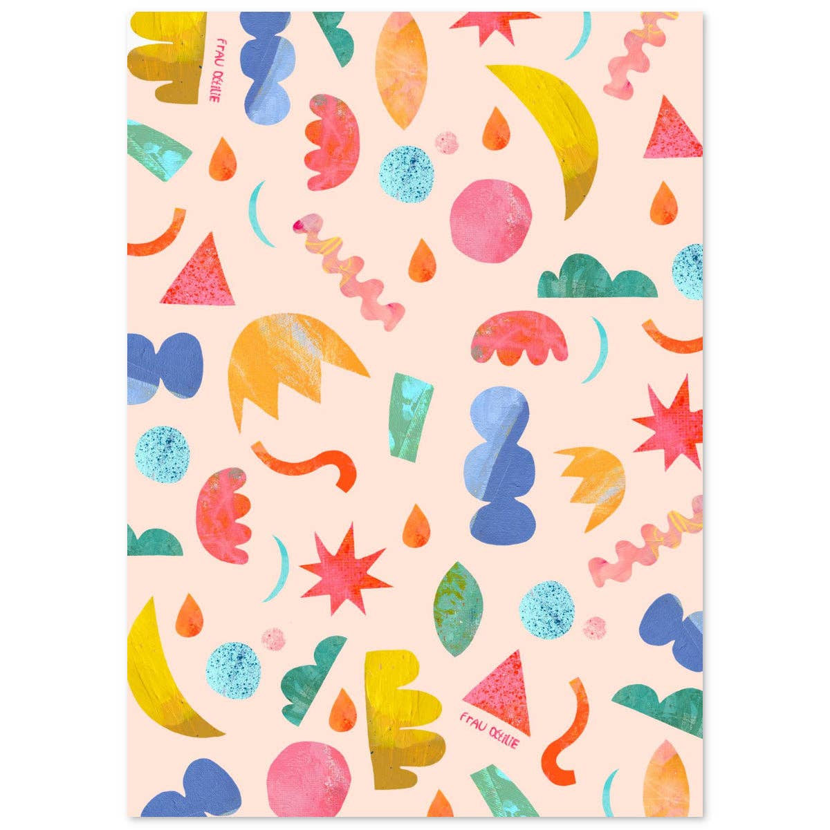 Frau Ottilie Geschenkpapier *Buntes*