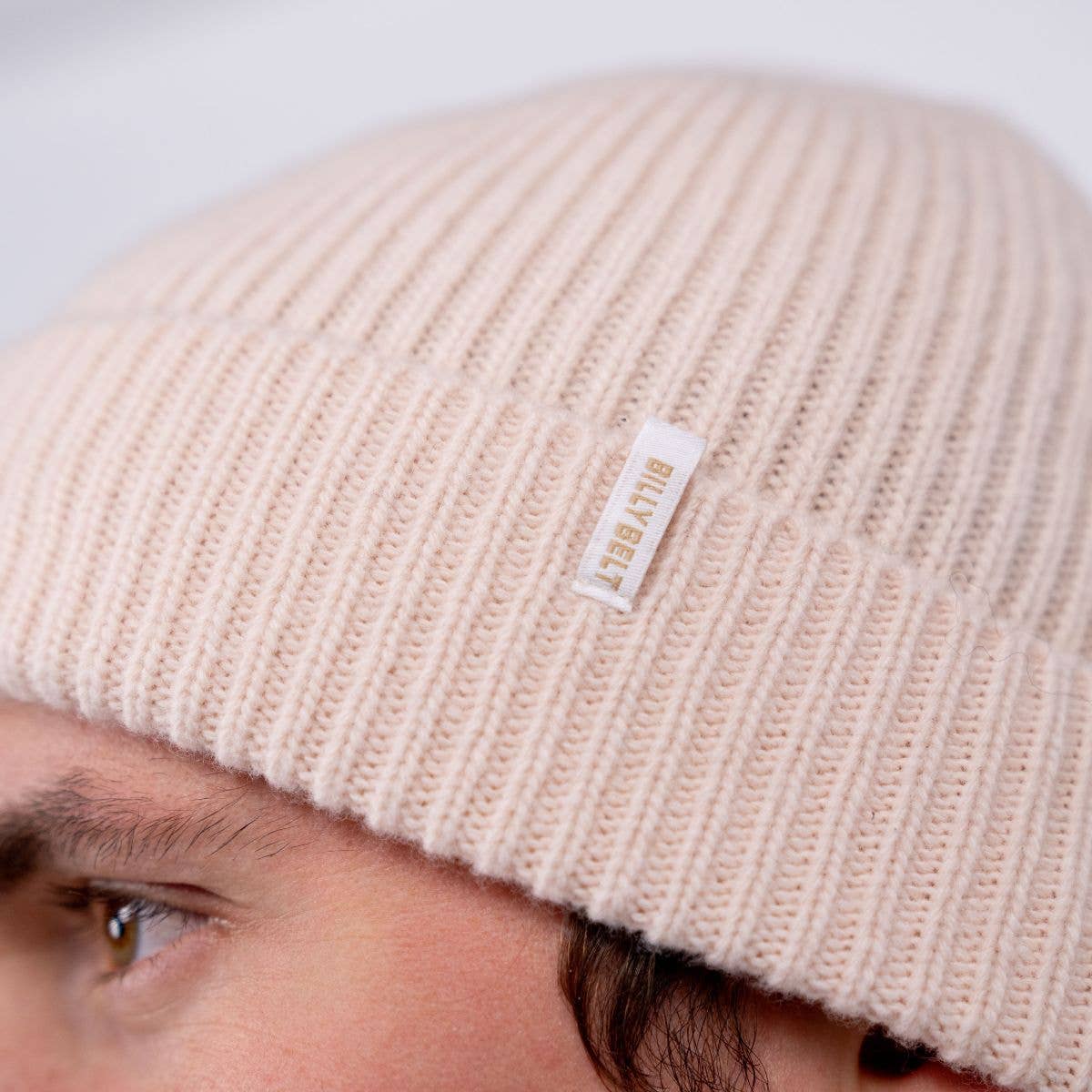 BillyBelt Beanie aus Lammwolle - Nude