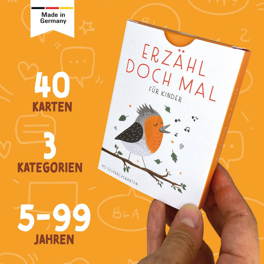 Rüsselfuchs - „Erzähl doch mal“ Gesprächskarten für Kinder