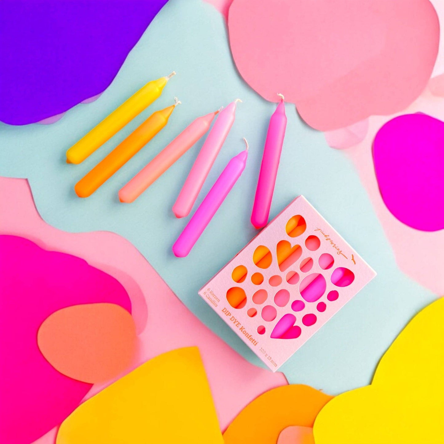 Pink Stories Dip Dye Konfetti * Pineapple House