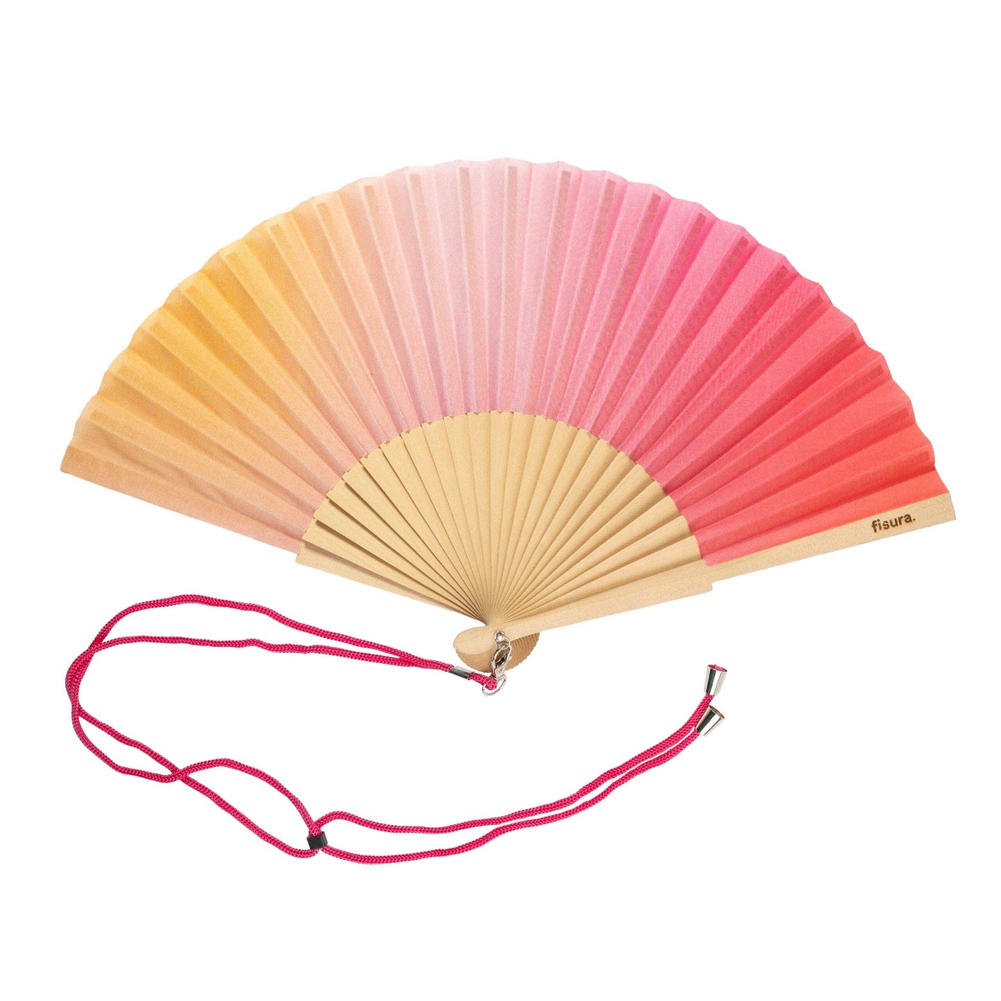 Ventilator mit Farbverlauf in Rot und Rosa