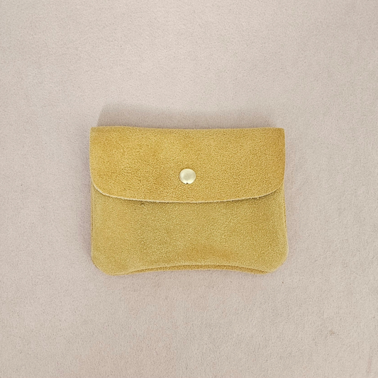 Portemonnaie aus Leder mit Wildlederoptik Kangood