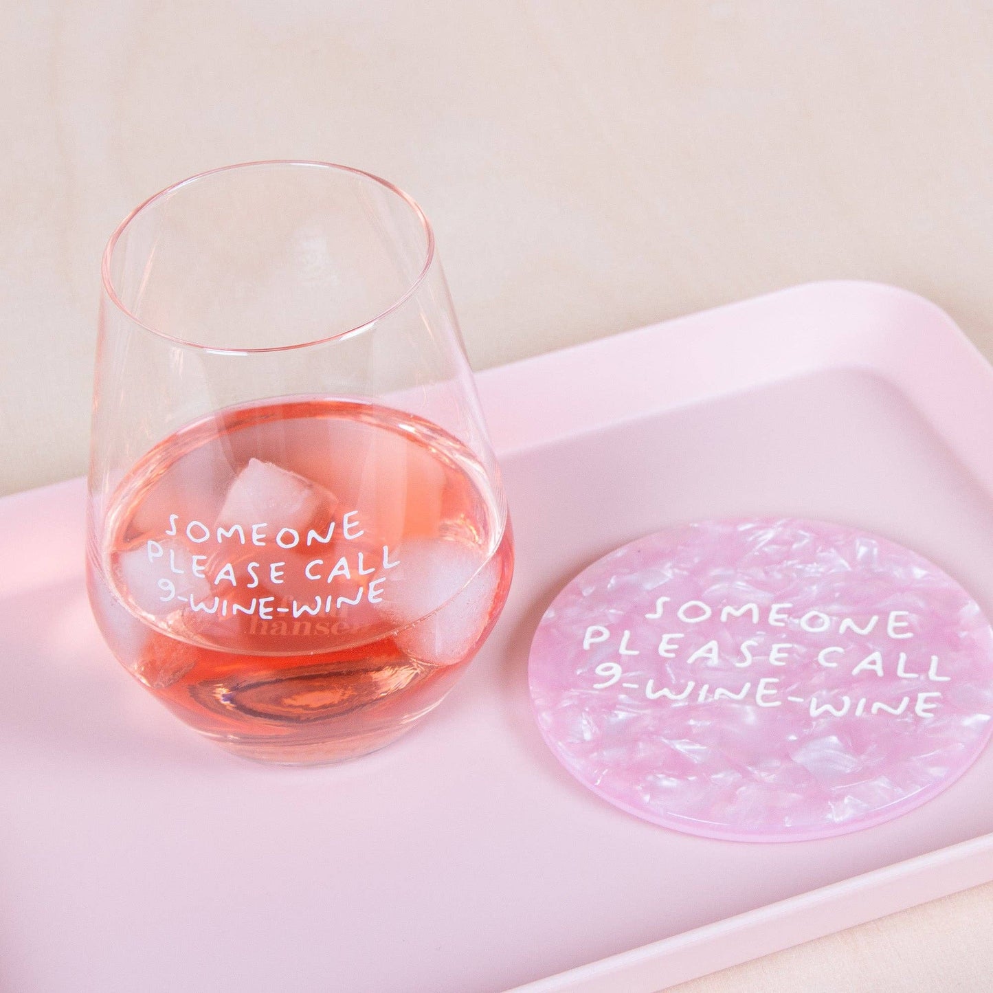 Frau Hansen Untersetzer 9-Wine-Wine