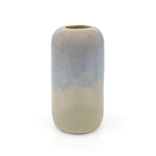 MeaLiving Kerzenhalter groß, 9,5 cm, aus Keramik, sand