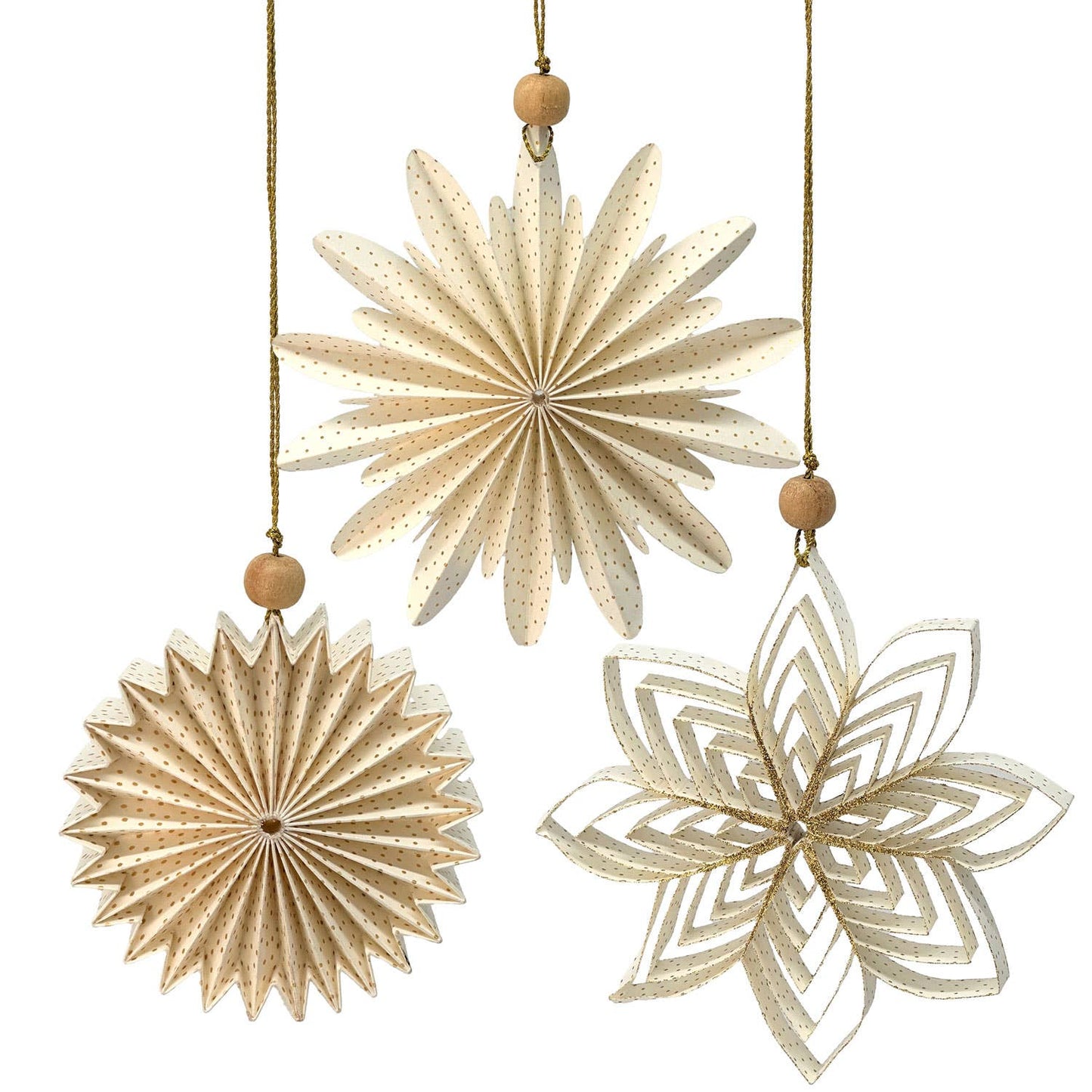 Mea Living Papierornament Stern mit 26 Spitzen