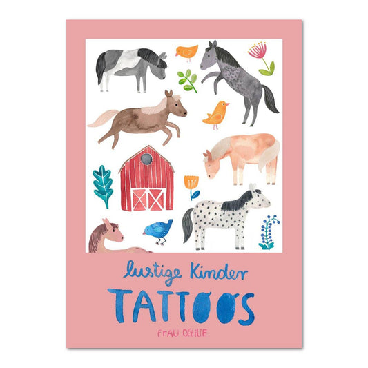Frau Ottilie Kindertattoos *Pferde*