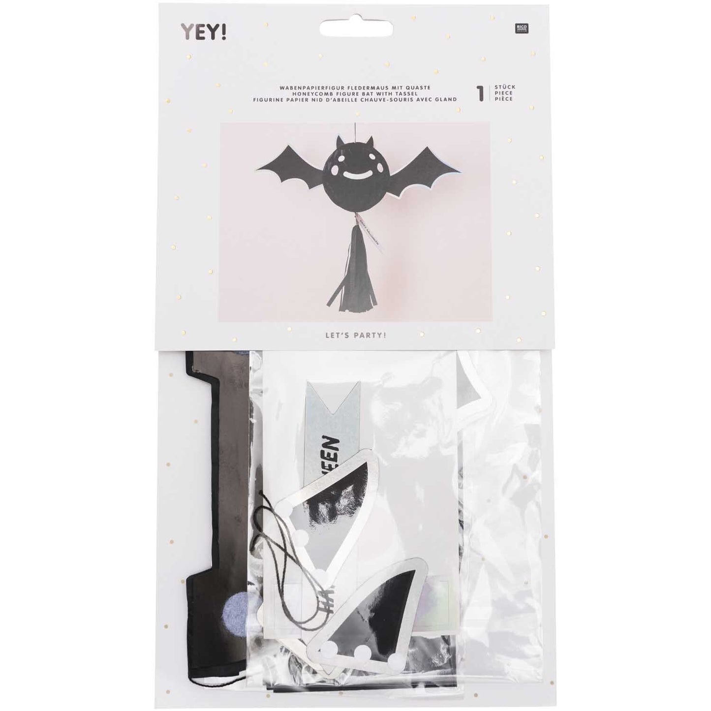 RicoDesign Halloween WabenpapierDeko
