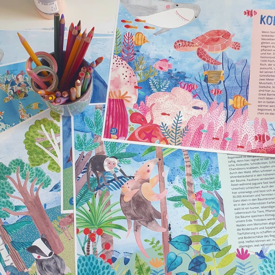 Atlas für Kinder *Mein großer bunter Tieratlas*