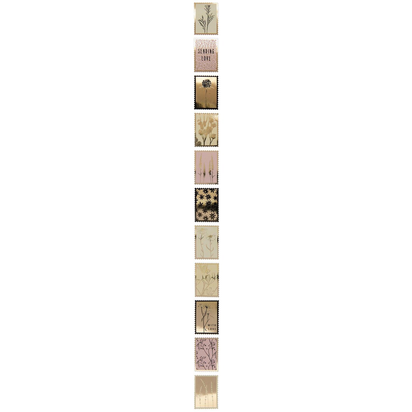 RicoDesign Paper Poetry MiniSticker Briefmarken 120Stk „In the Meadow“