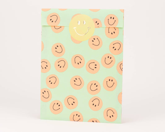 LiebevollVerpackt Geschenktüte Smileys, Grün