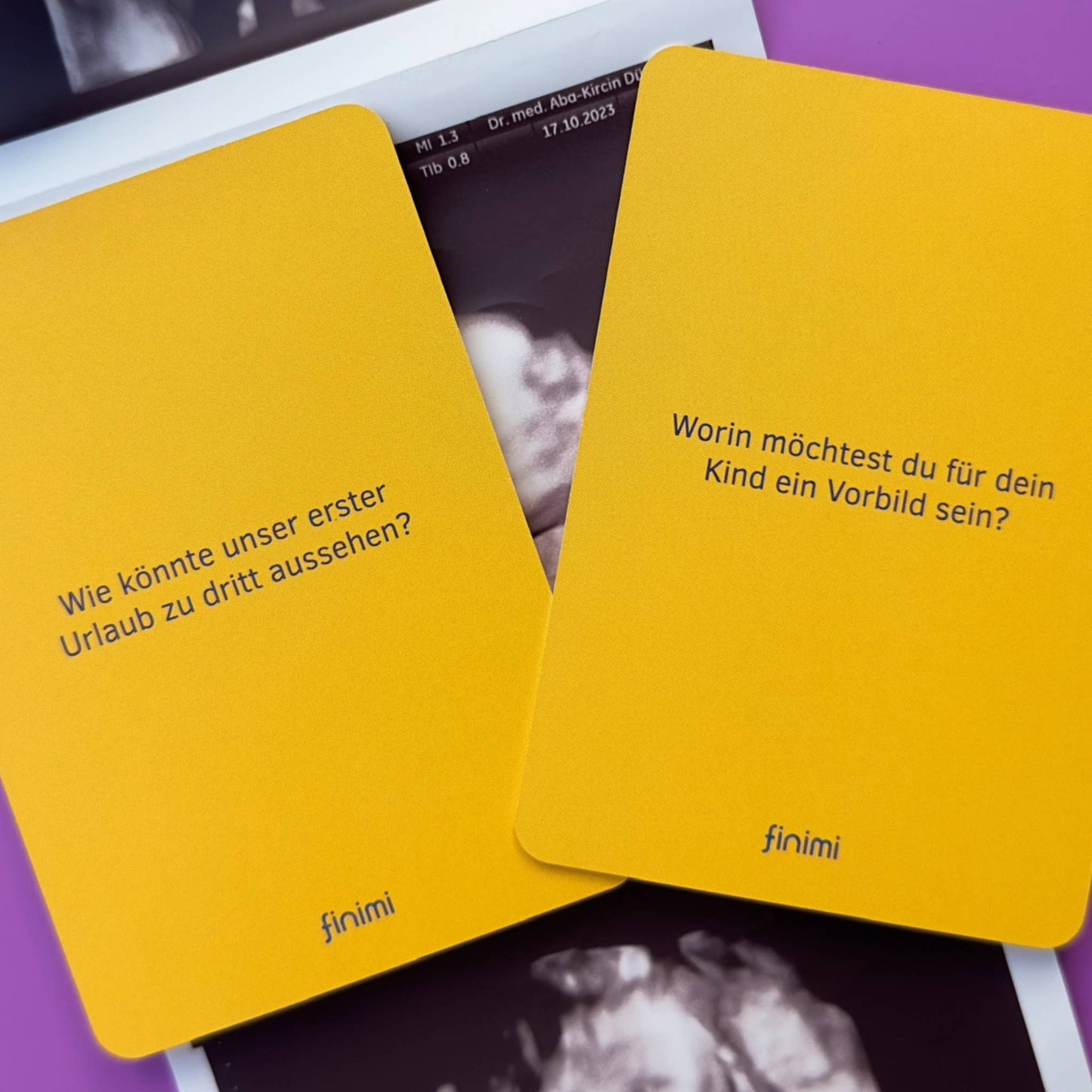 Finimi Ask & Task: Kartenset zur Geburt