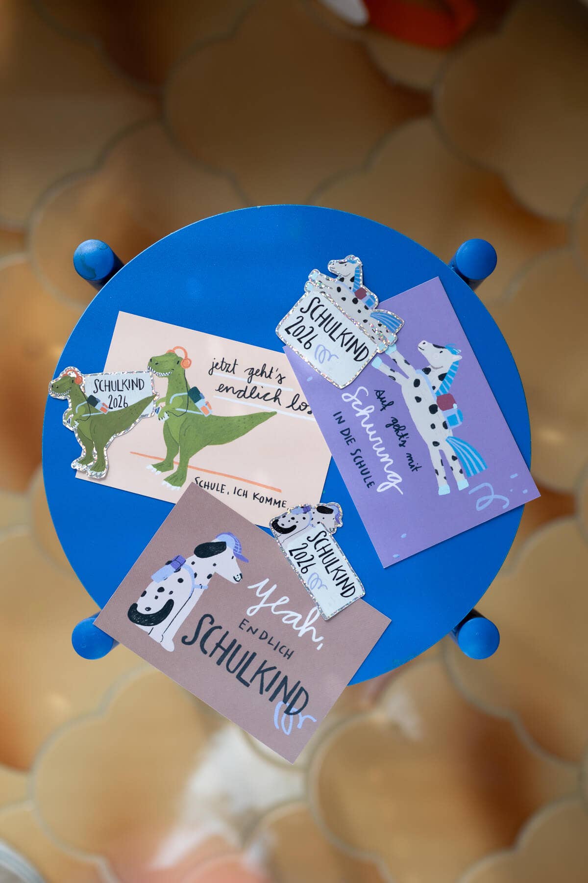 LieselsWicht Glitzersticker - Schulkind - Pferd