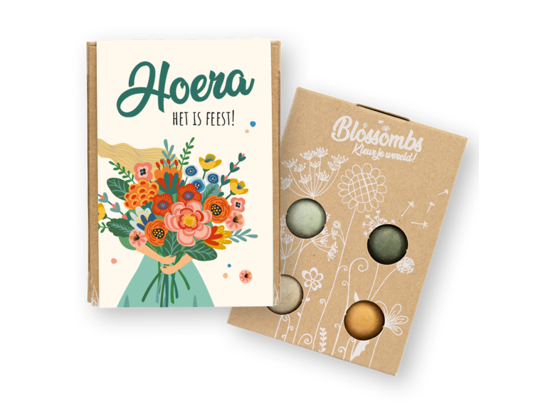 Blossombs Blumenmurmeln Geschenkbox mini