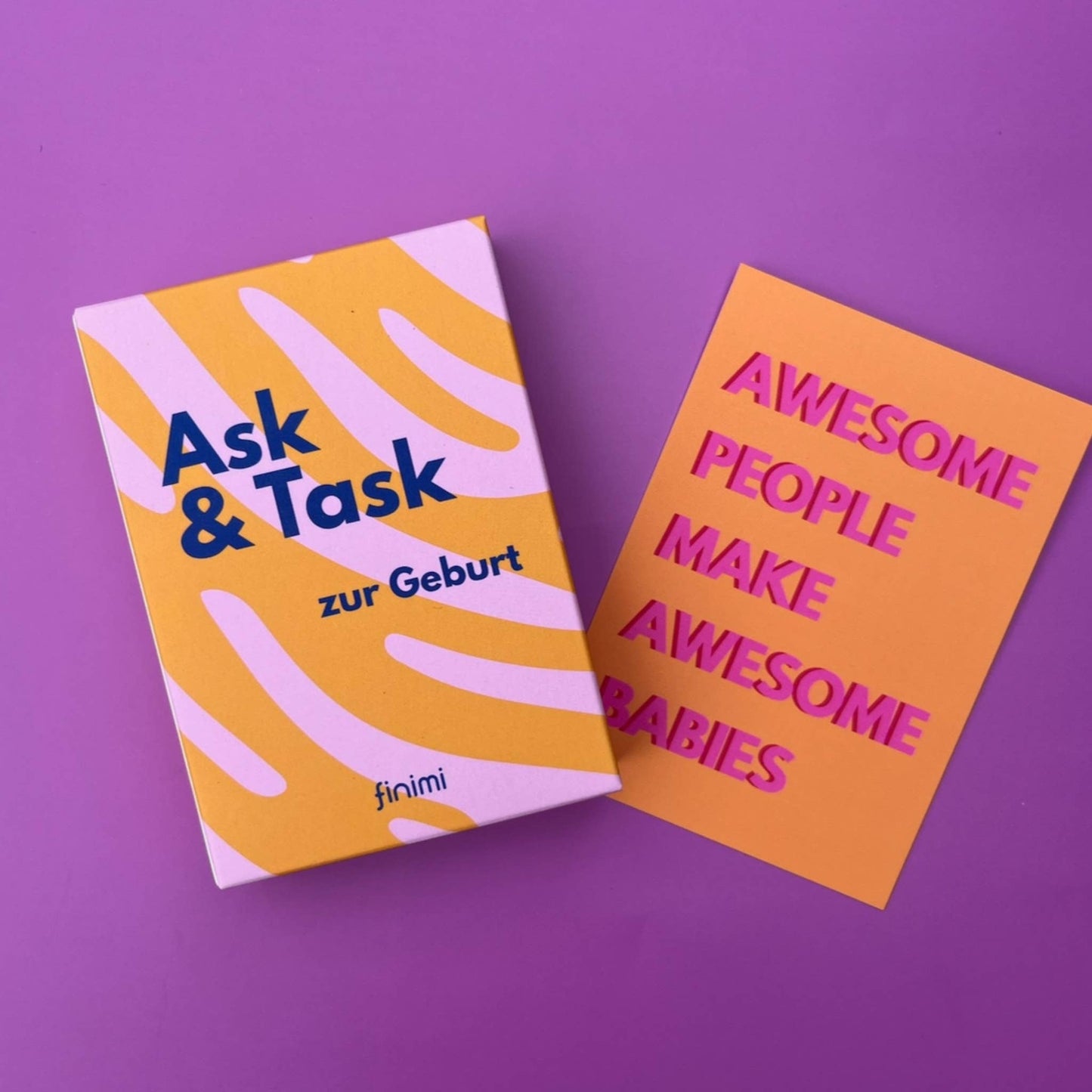 Finimi Ask & Task: Kartenset zur Geburt