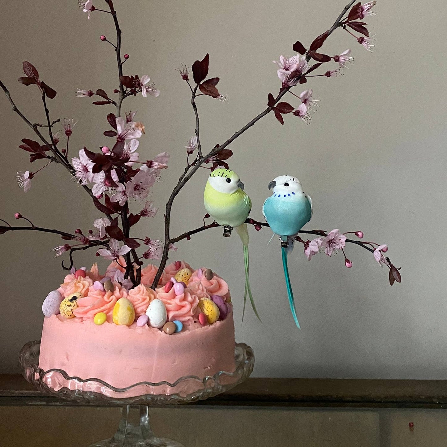 Buntes Vogelmotiv