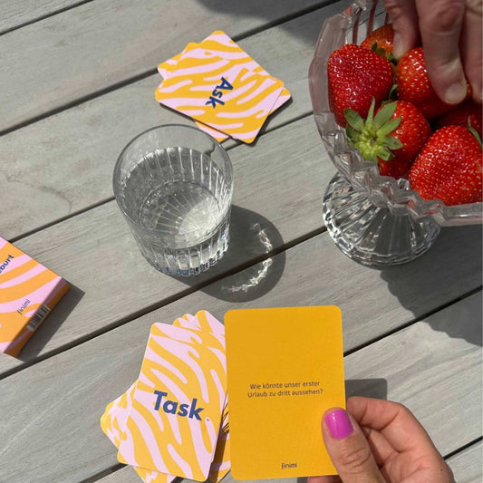 Finimi Ask & Task: Kartenset zur Geburt