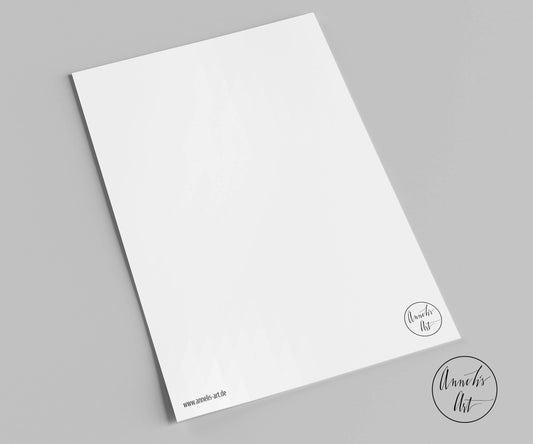 Annelis Art Postkarte | Rennrad | Gegenwind formt den Charakter