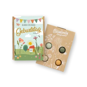 Blossombs Blumenmurmeln Geschenkbox mini