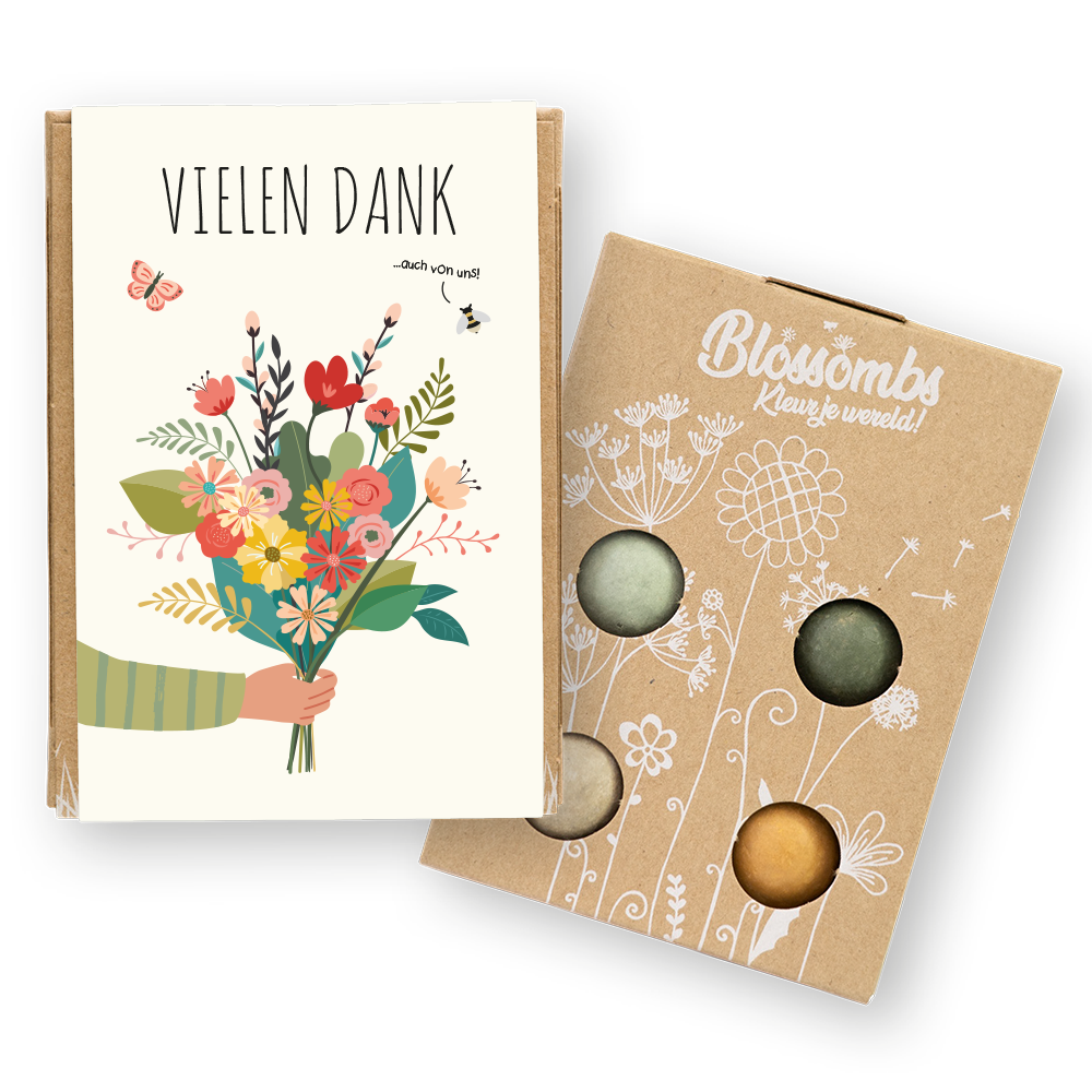 Blossombs Blumenmurmeln Geschenkbox mini