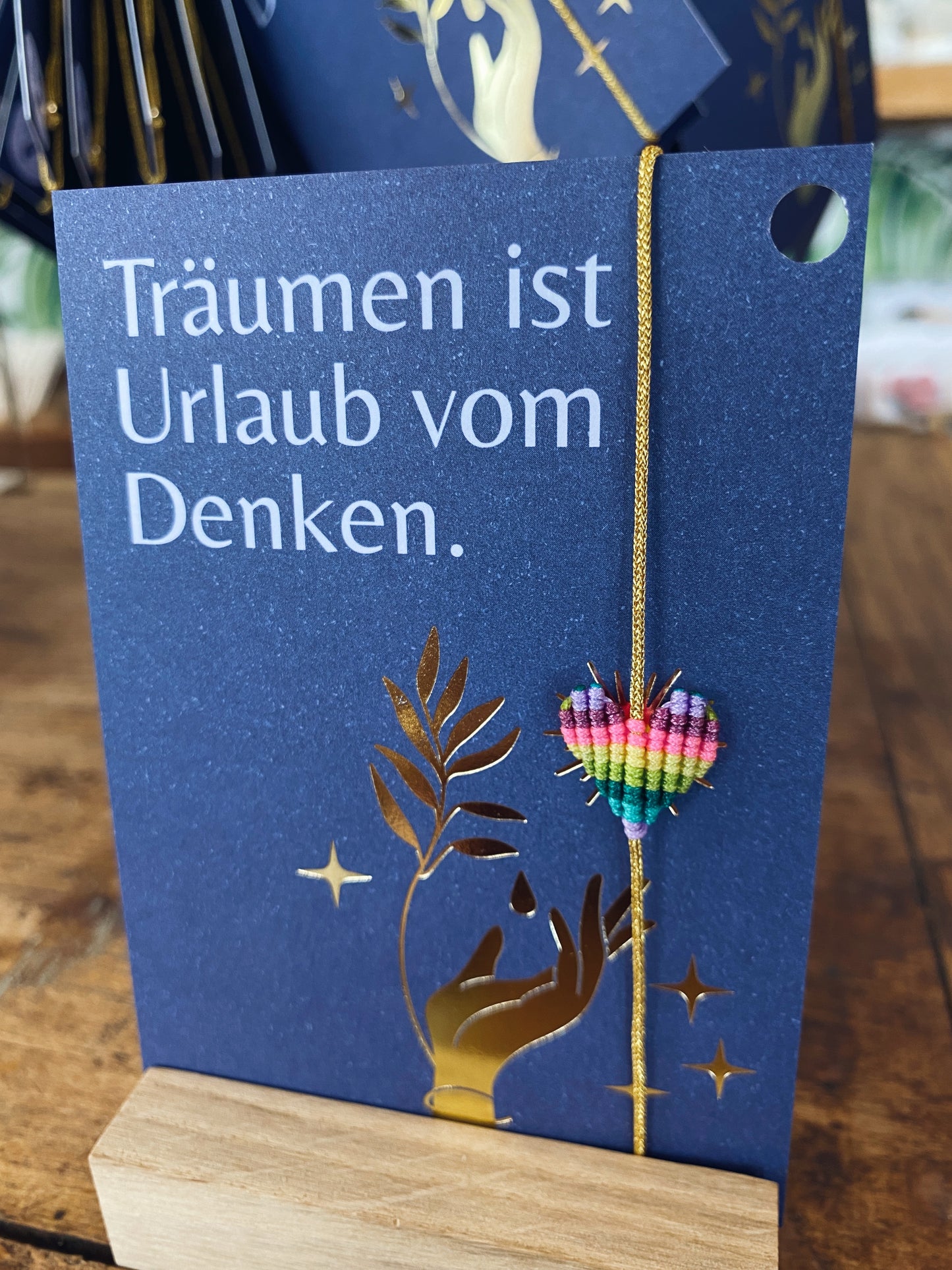 Armband Herz - Träumen ist Urlaub