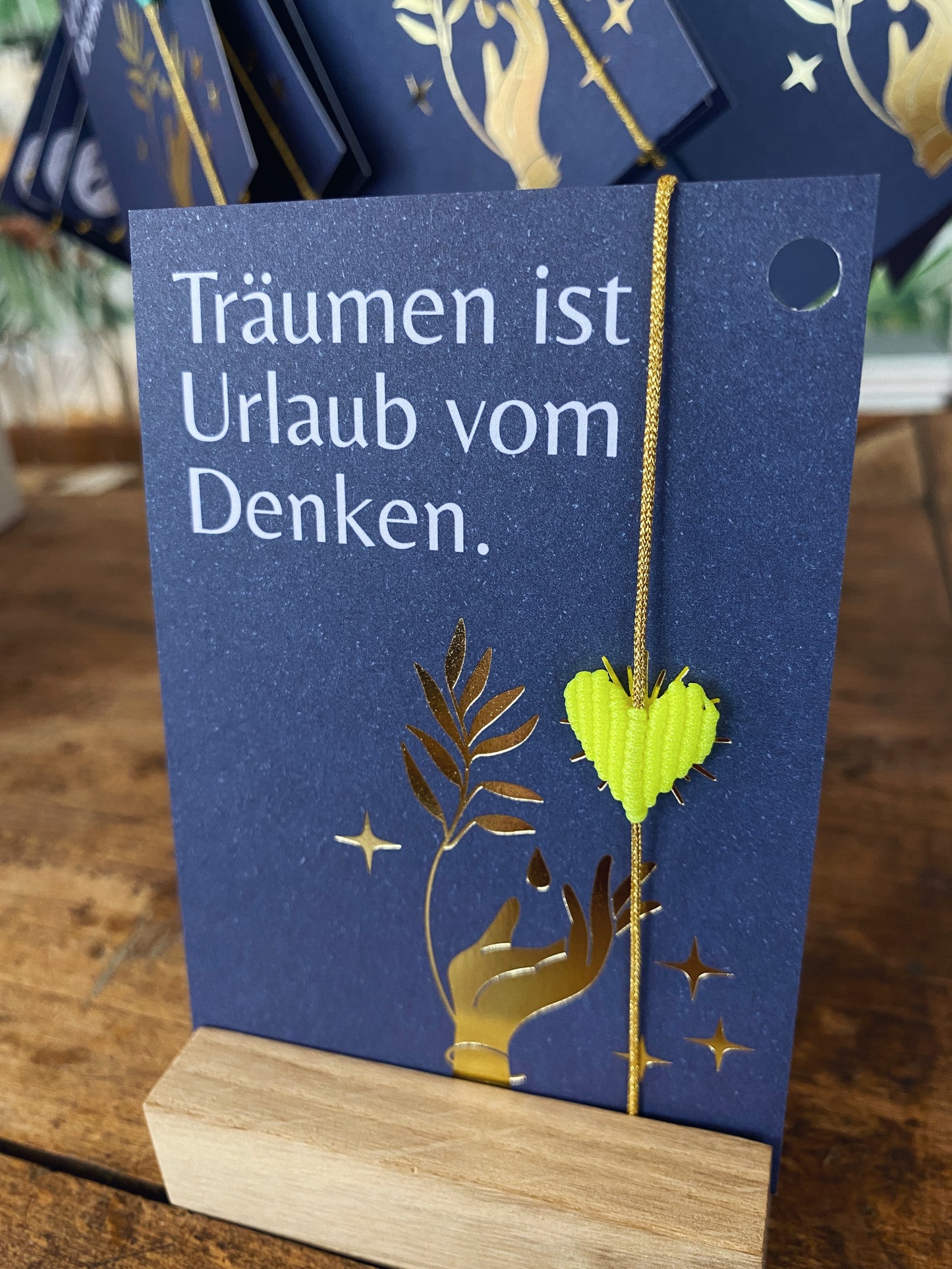 Armband Herz - Träumen ist Urlaub