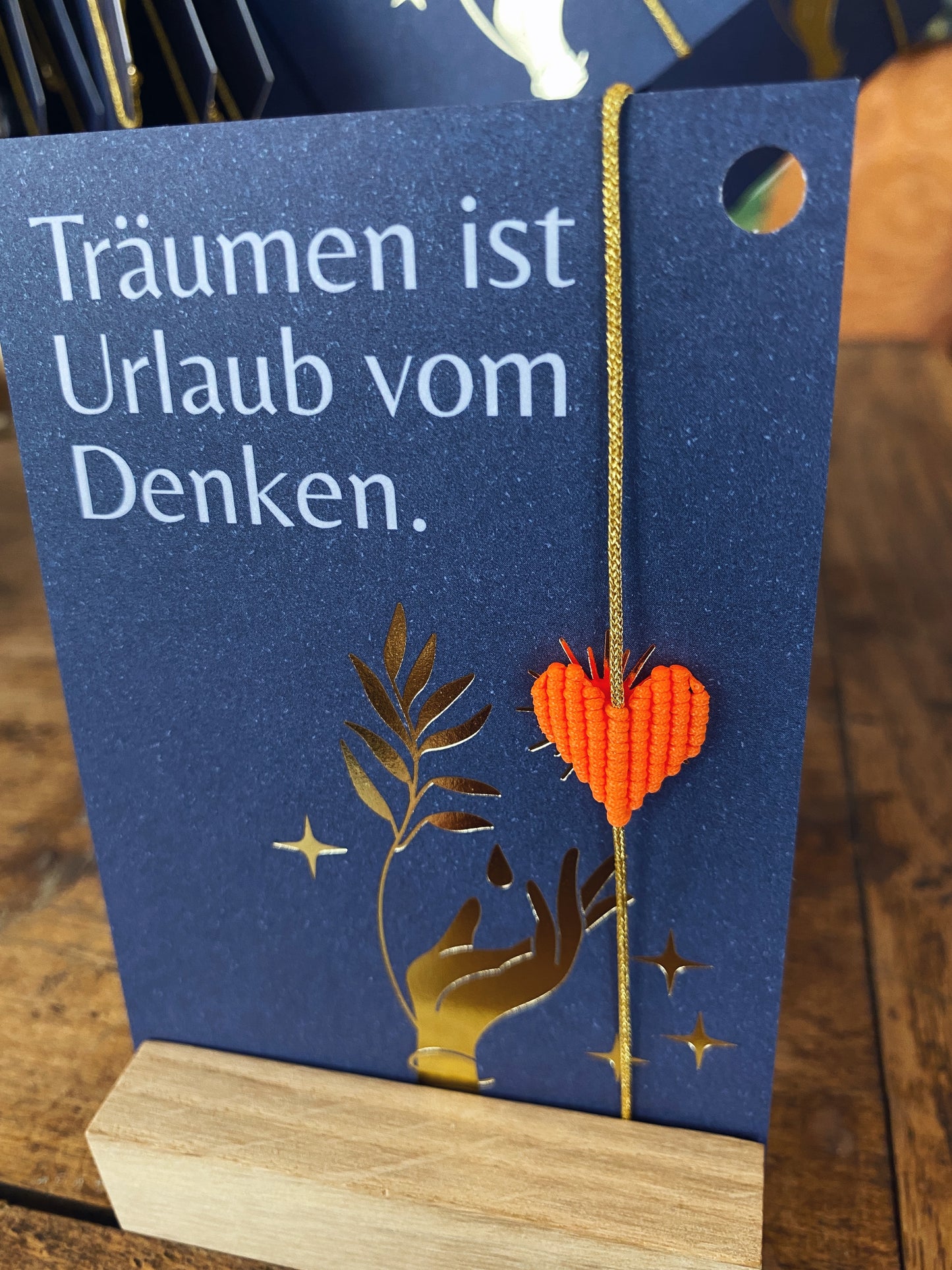 Armband Herz - Träumen ist Urlaub