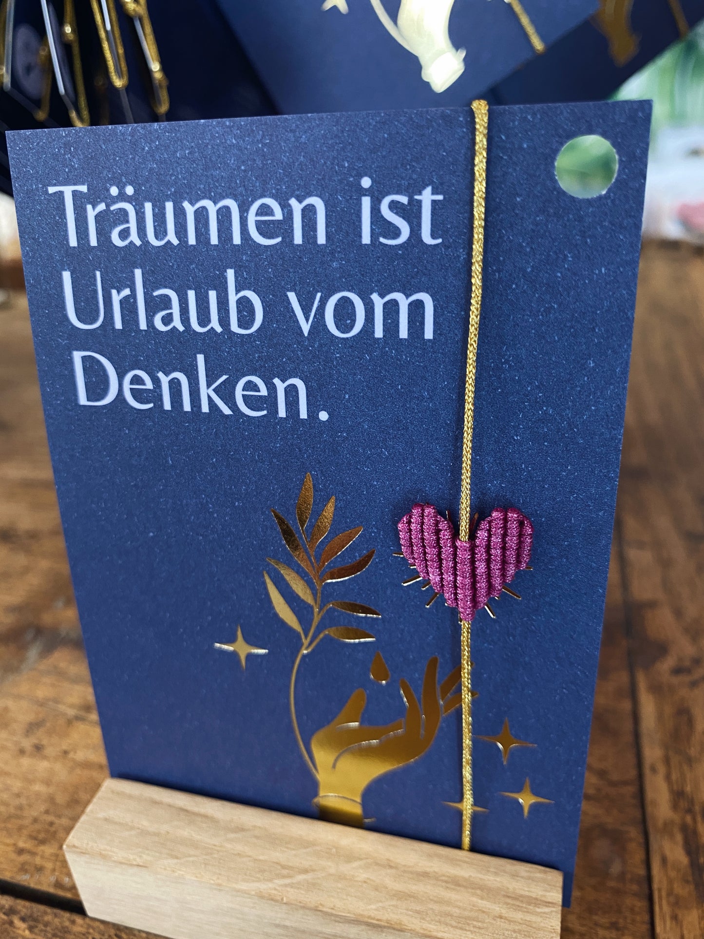 Armband Herz - Träumen ist Urlaub
