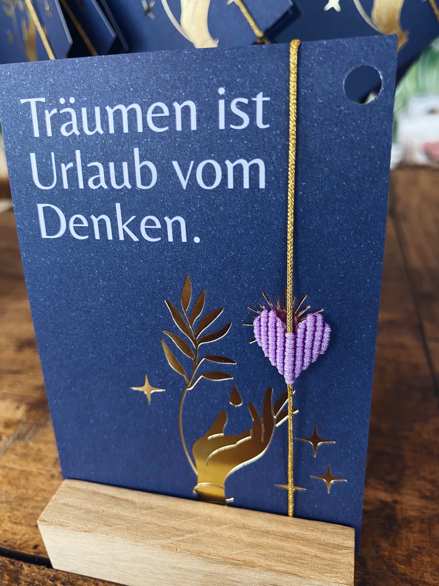 Armband Herz - Träumen ist Urlaub