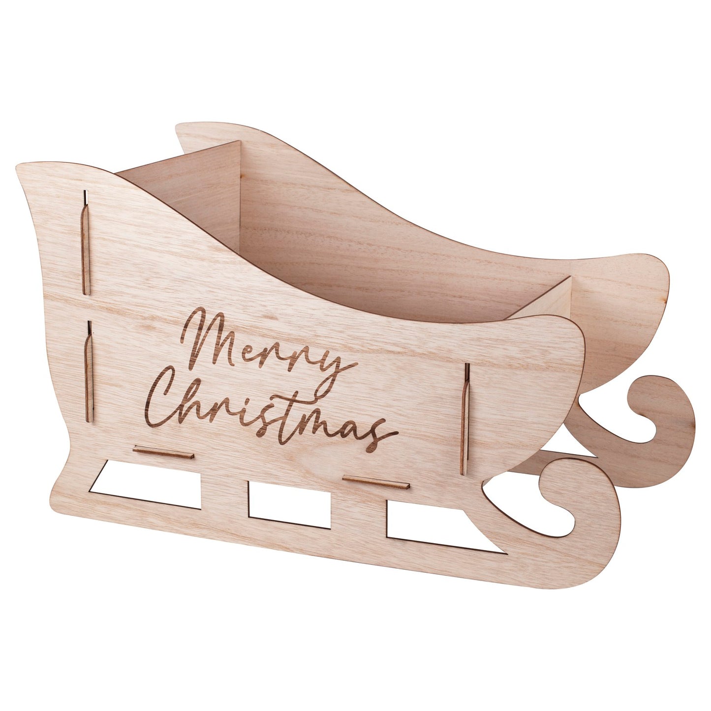 Ginger Ray Weihnachtsschlitten Holz