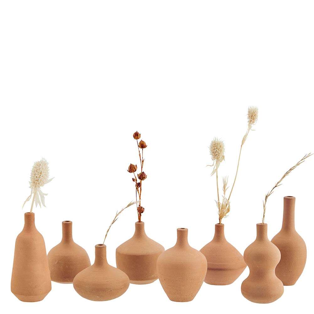 Madam Stoltz Minivase Terrakotta