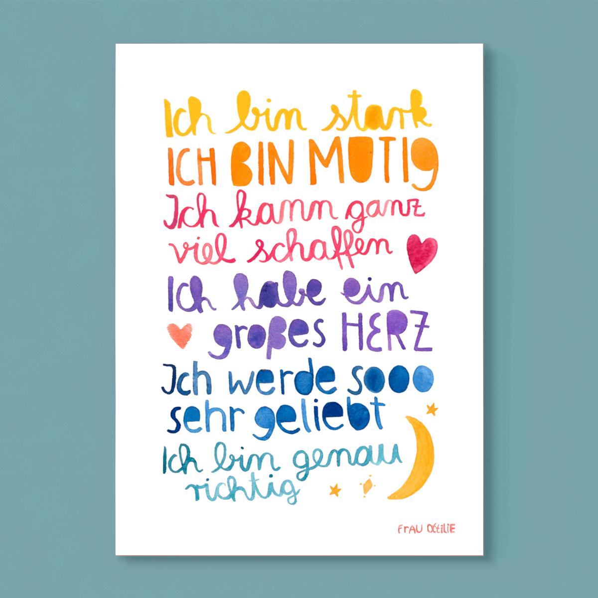 Frau Ottilie Print A4