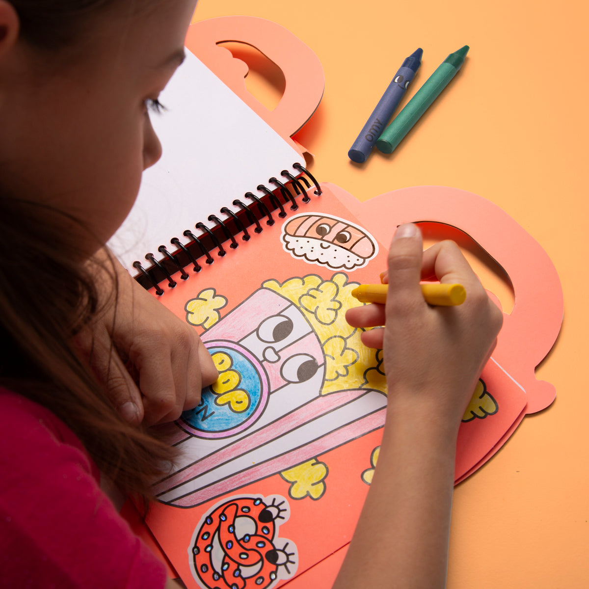 OMY Super Coloring book & stickers