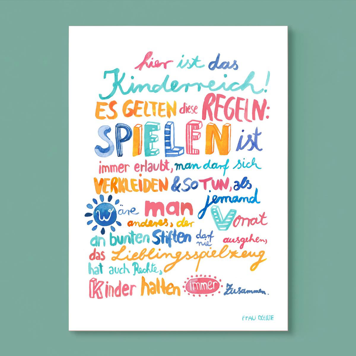 Frau Ottilie Print A4