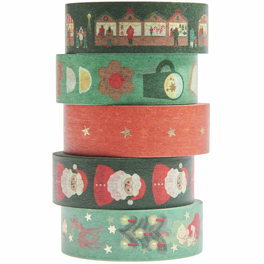Rico Design Tape Weihnachtsmarkt Classic