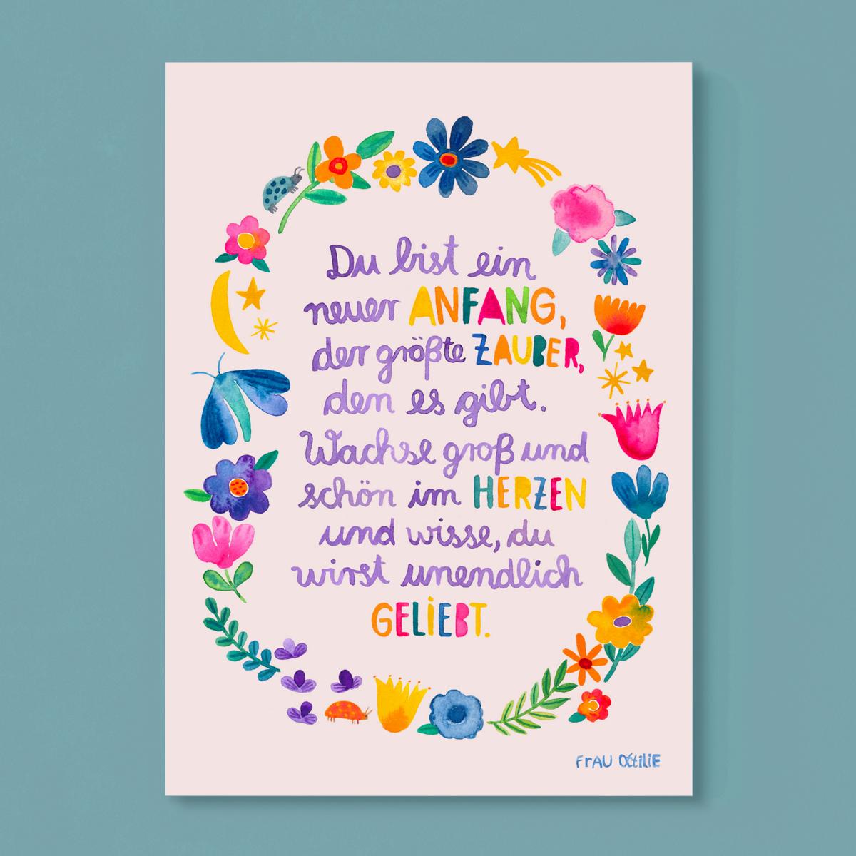 Frau Ottilie Print A4