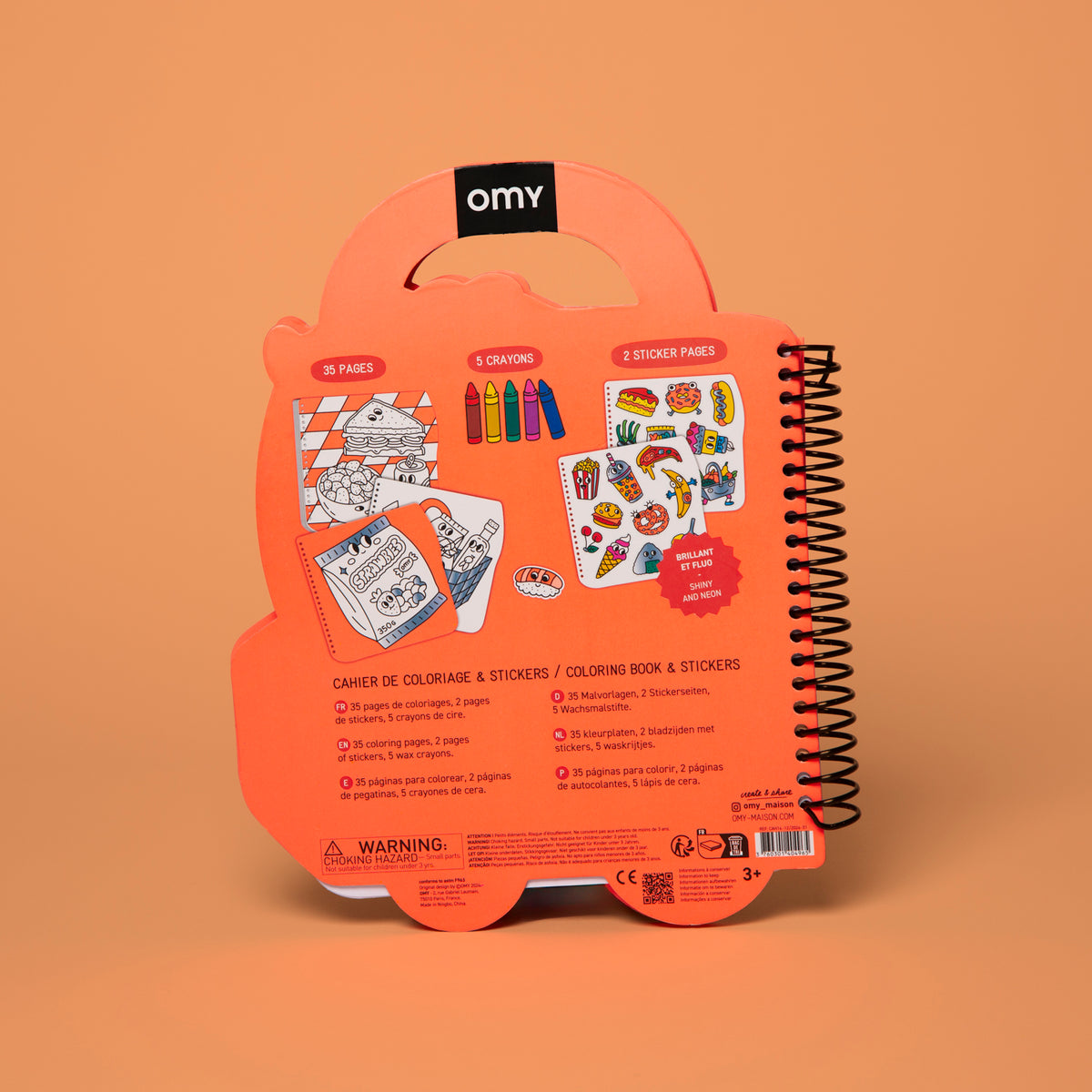 OMY Super Coloring book & stickers