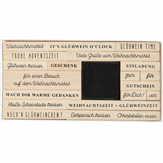 Rico Design Stempelset Weihnachtsmarkt Types