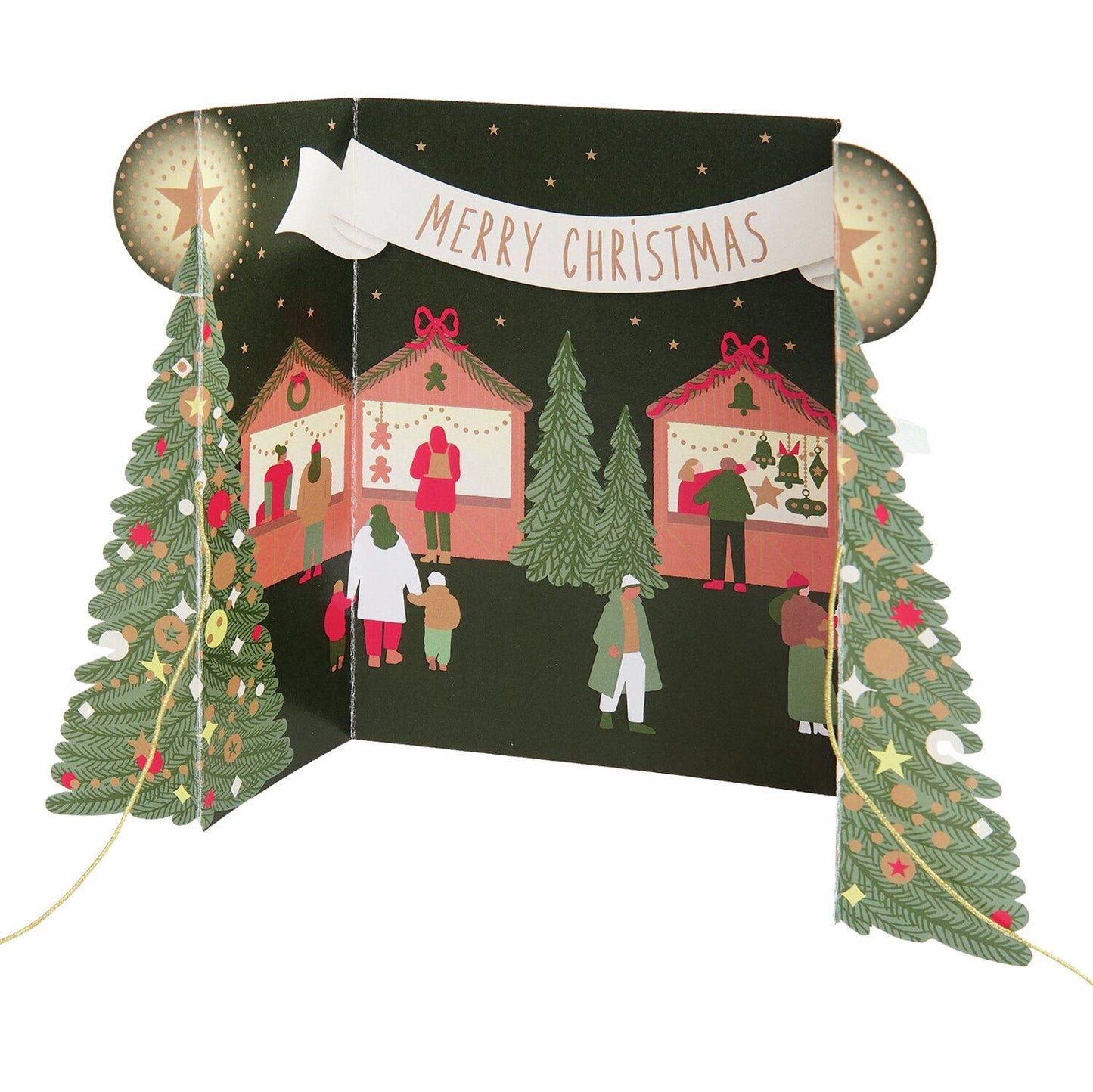Rico Design Pop-Up Karte Weihnachtsmarkt